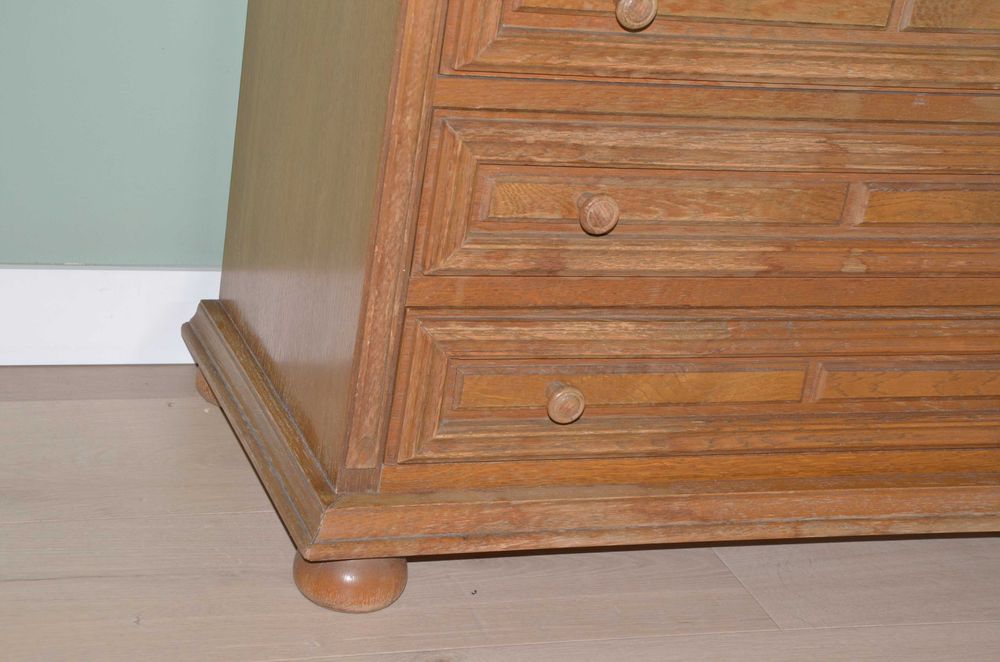 Szafka z szufladami, dąb, „Amsterdam”, Swarzędzkie Fabryki Mebli