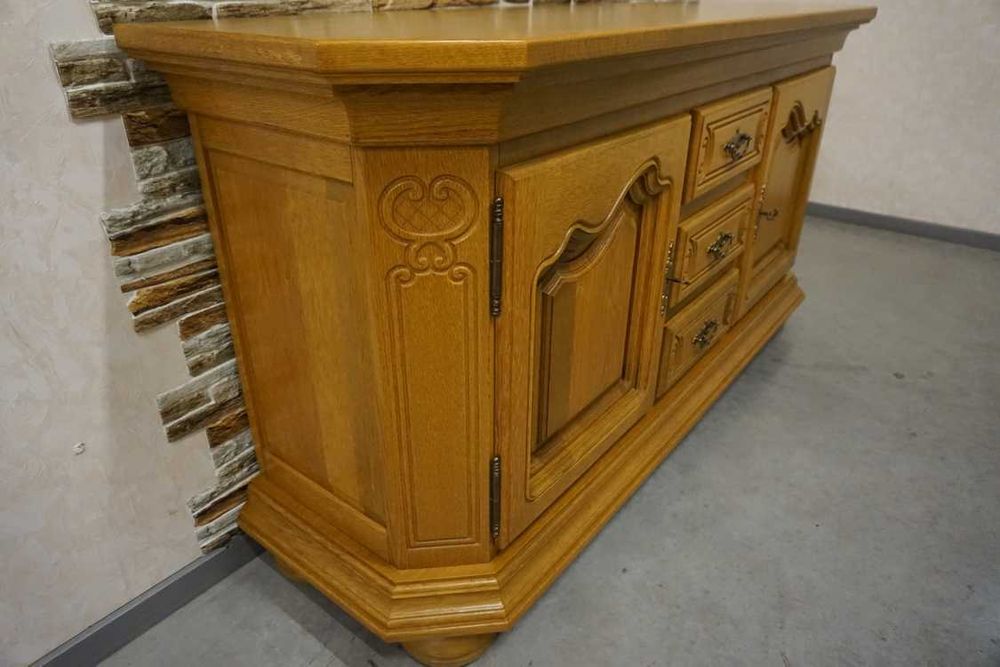 Komoda Lity Dąb 2 Drzwiowa szer. 180 cm   (p-1181)