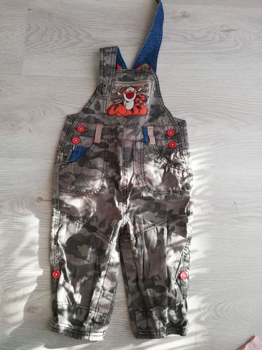 Ogrodniczki moro rozm 80 /86