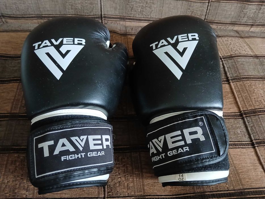 Rękawice bokserskie Taver 14oz, bardzo dobry stan
