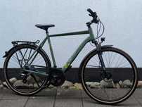 Manufaktur rower miejsko trekkingowy Alu 24" koła 28 stan JAK NOWY
