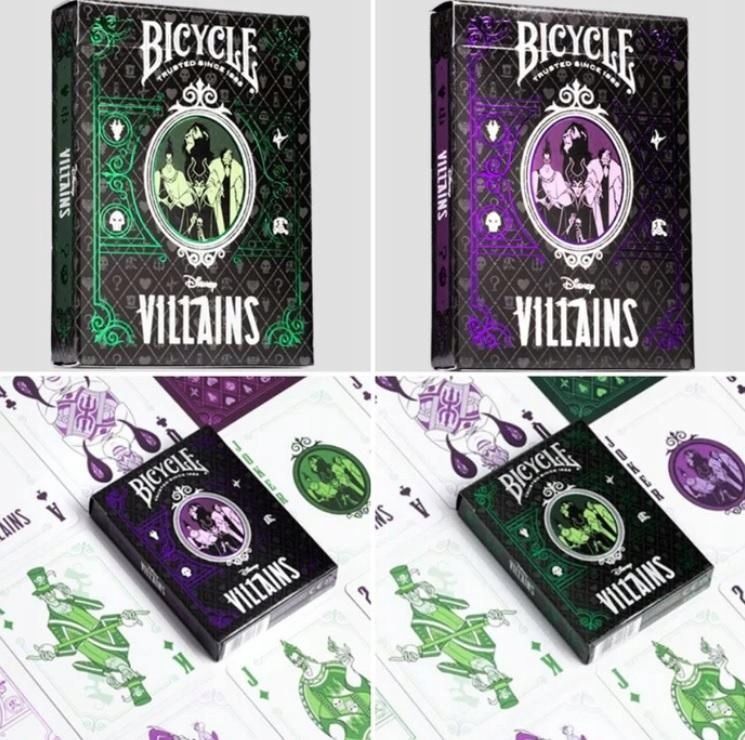 Karty Green&purple Villain Bicycle