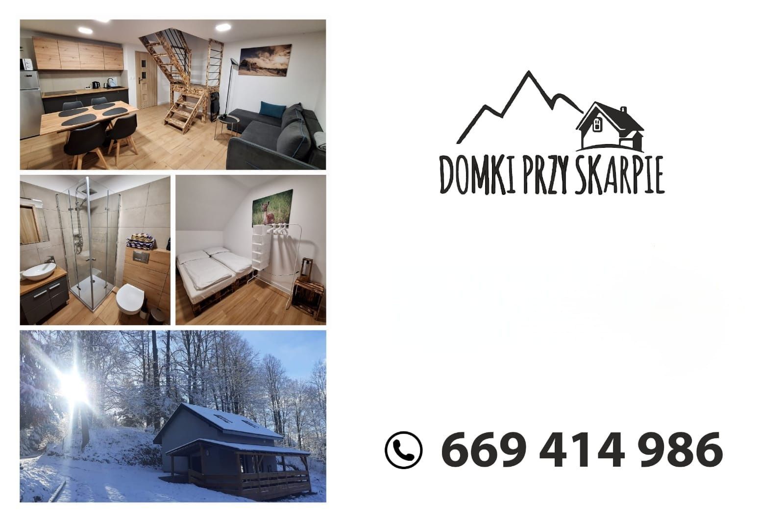 Domek na wyłączność domki w górach nocleg Sudety SAUNA Czarna Góra
