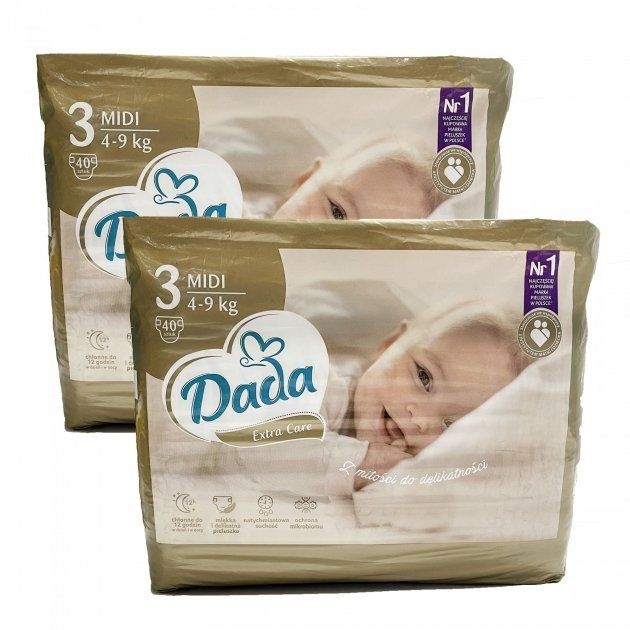 Памперси памперсы подгузники пiдгузки Dada 3 Premium extra care Дада 3