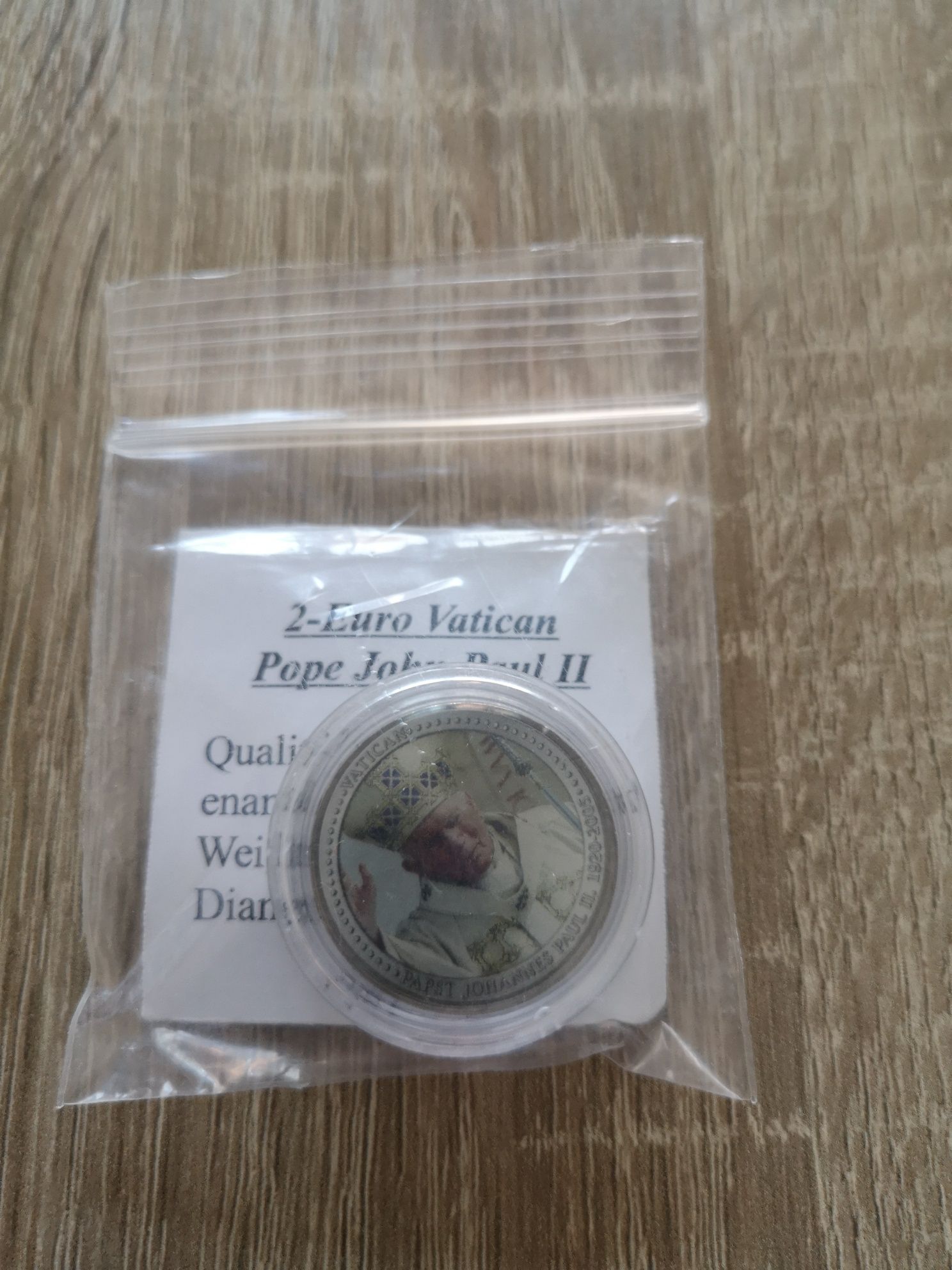 2 Euro Jan Paweł II Papież Moneta Numizmat