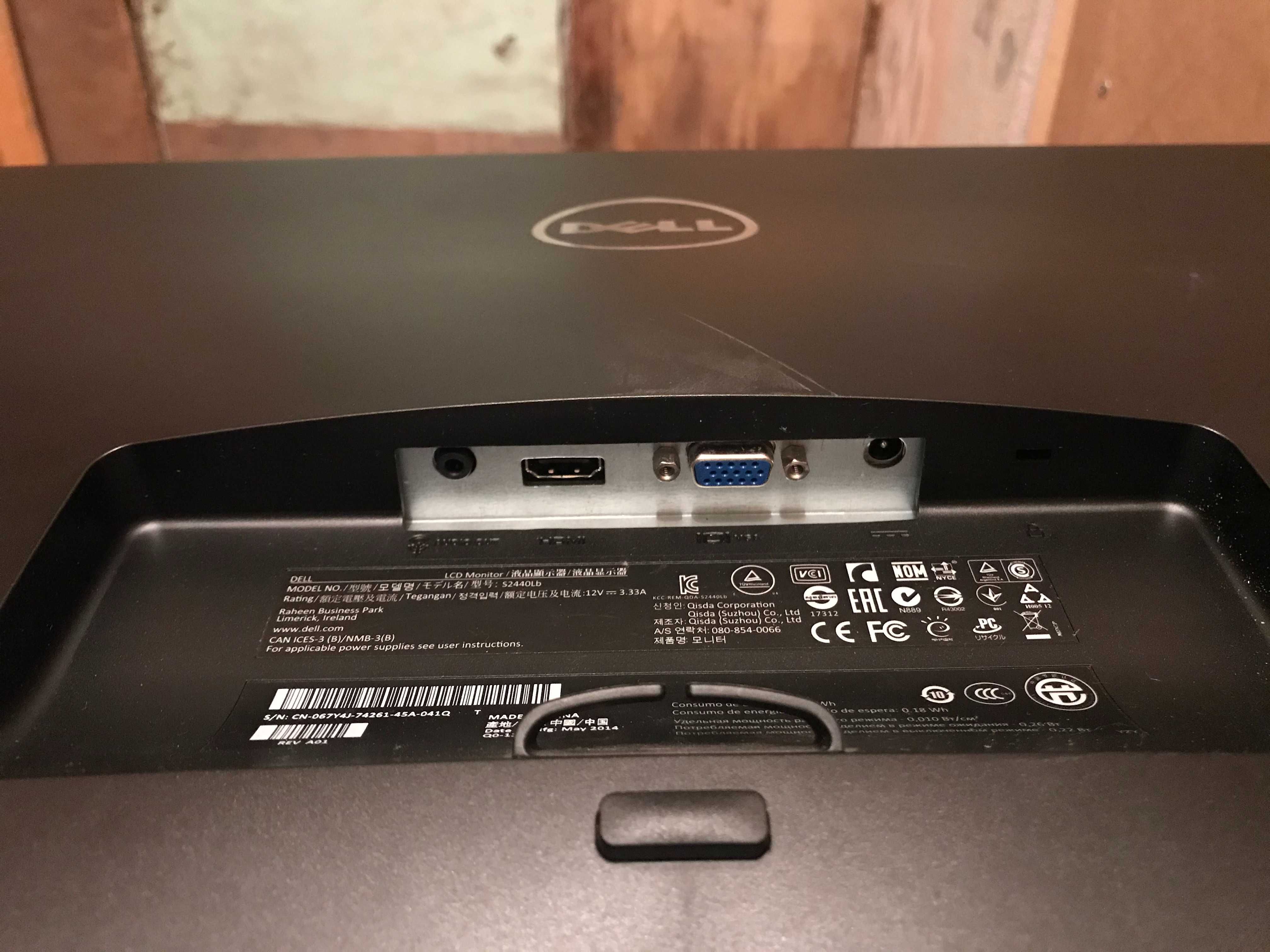 Монітор DELL S2440Lb Діагональ 24" із Данія