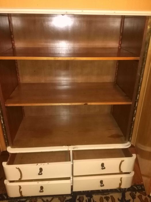 Zestaw MEBLI ANTYCZNYCH do sypialni pozłacanych styl Ludwik Staroć