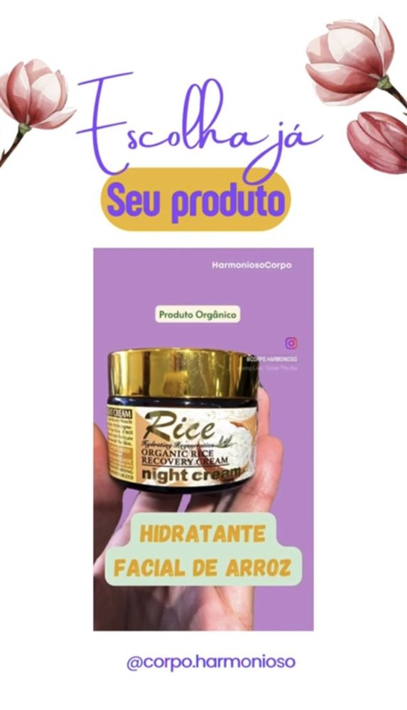 Produtos Organicos para a pele