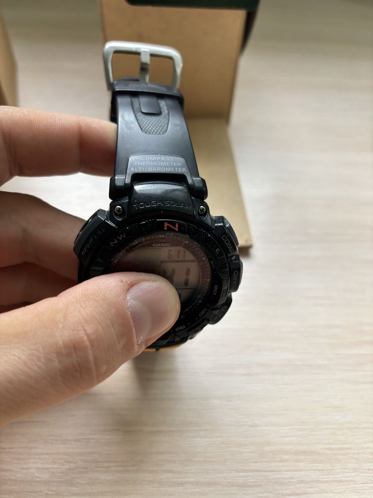 Військовий тактичний годинник Casio pathfinder Pag-240 туристичний