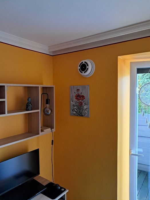 Rekuperator ścienny Prana Stop Smog 150, wentylacja decentralna.