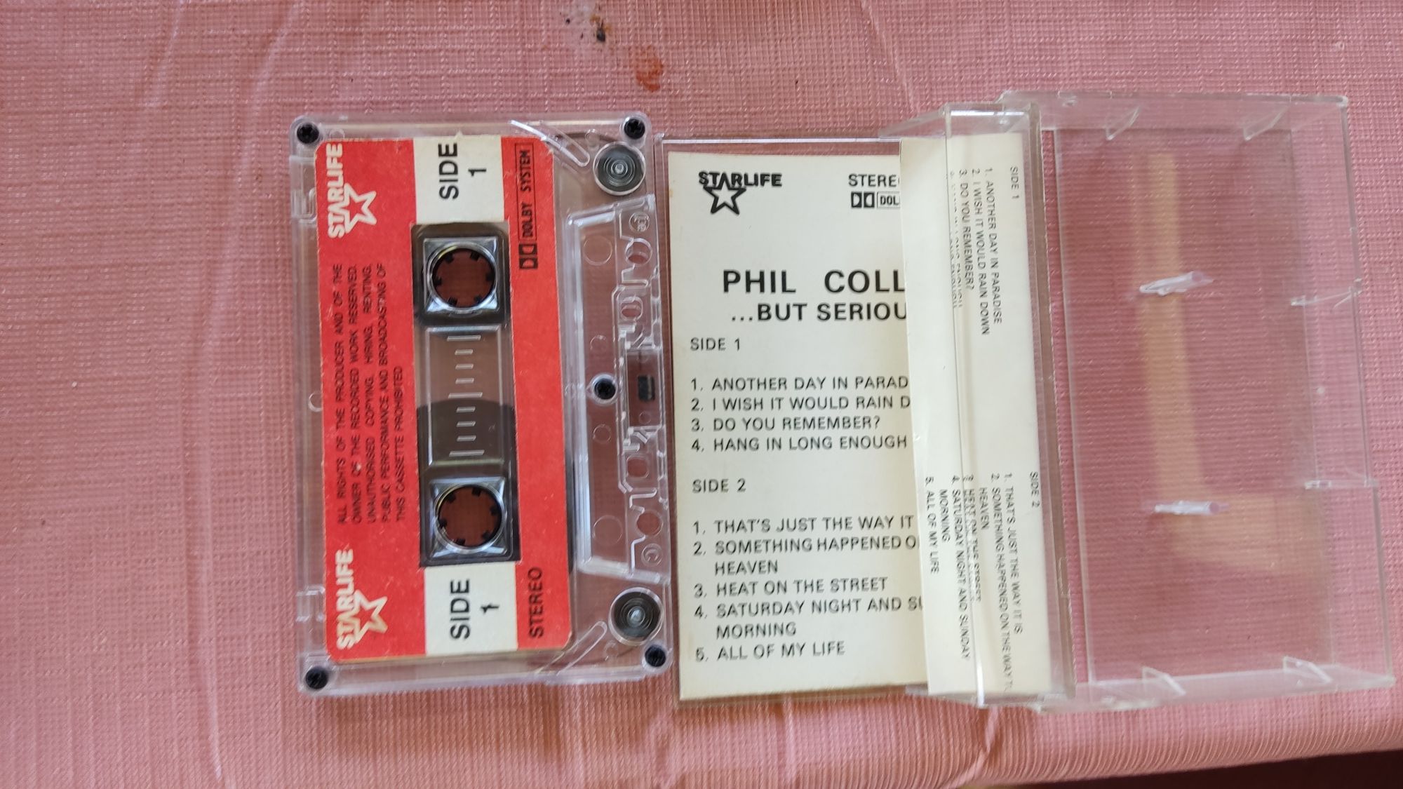 Phil Collins but SIDES but but serious kaseta audio