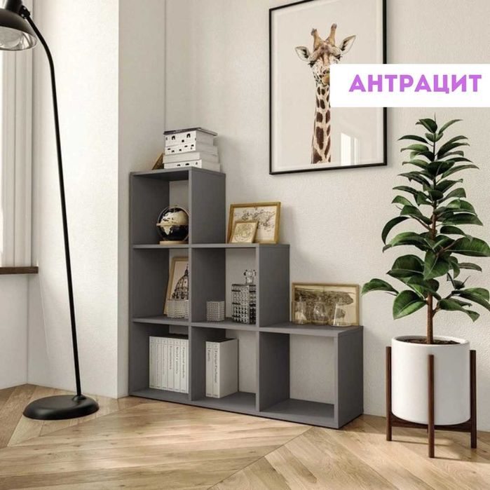 ГАРАНТІЯ 1 РІК‼️ | Стелаж кутовий з комірками  Полиця для книг сходи