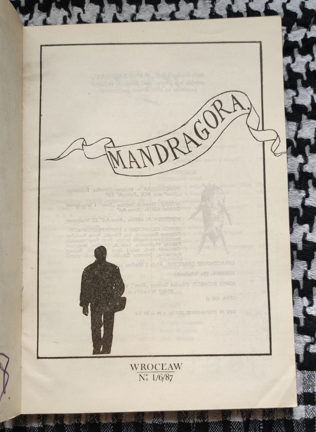 Czasopismo Mandragora - 1/6/87