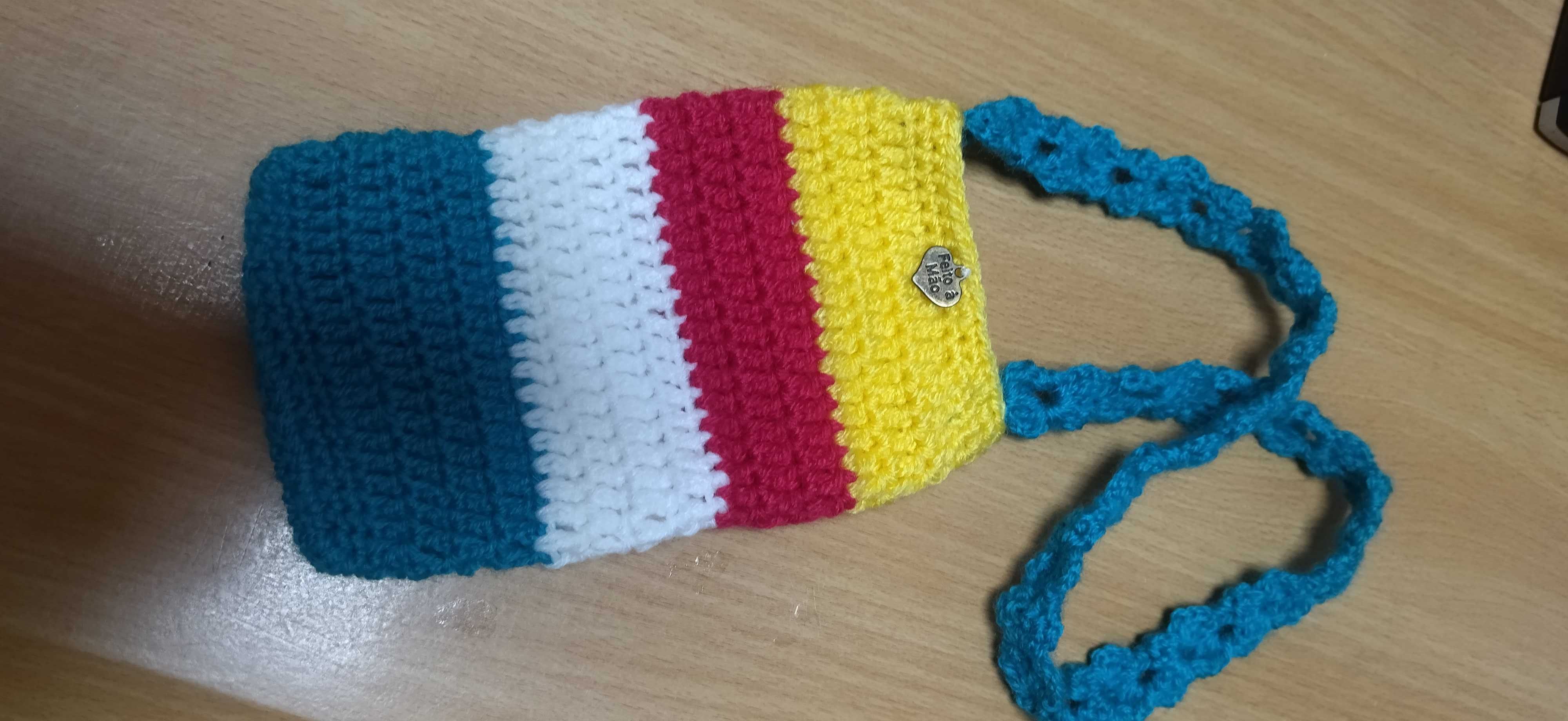2 Bolsas coloridas para telemóvel