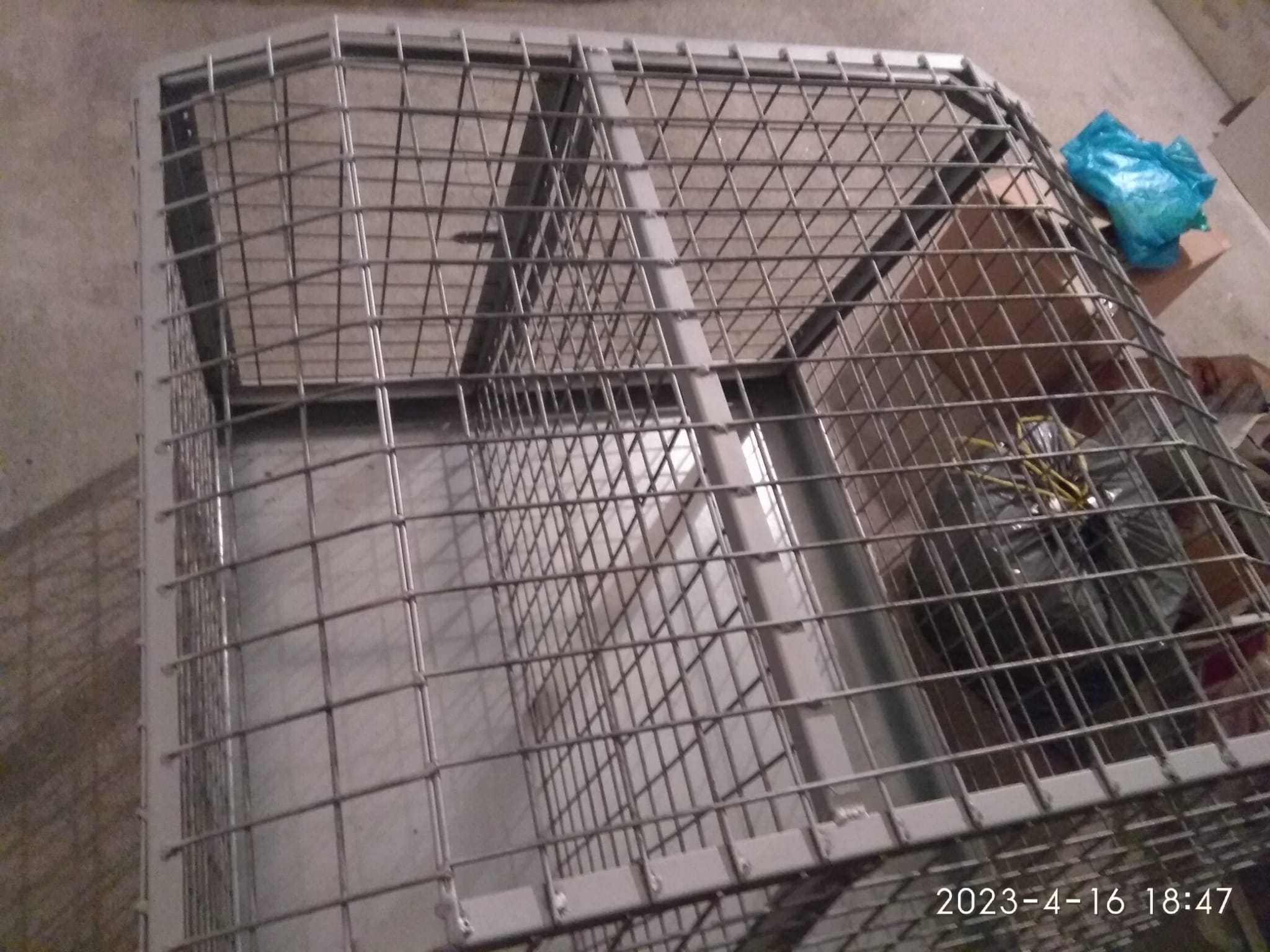 Jaula transportadora cães (dupla) Como Nova
