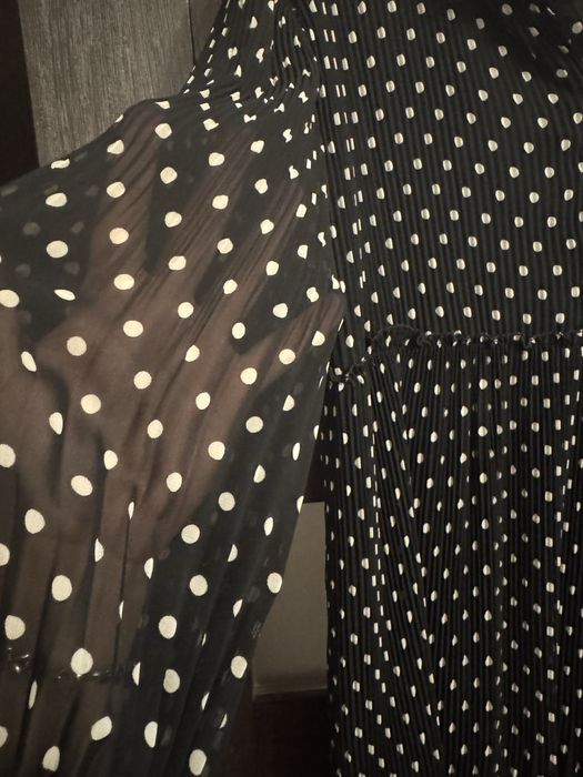 Плаття в горох з підкладом