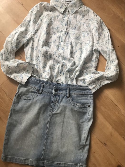 Spódnica jensowa damska rozm. S/36.  VILA