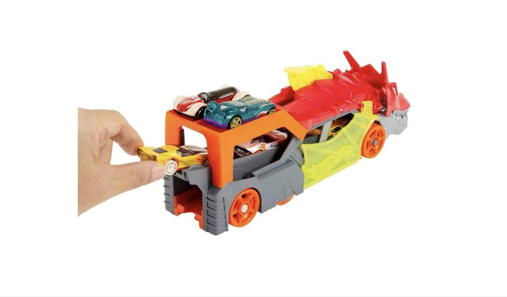 Ігровий набір hot wheels паща дракона