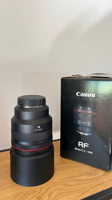 Canon RF 85mm f/1.2L USM + Filtro Hoya Protetor