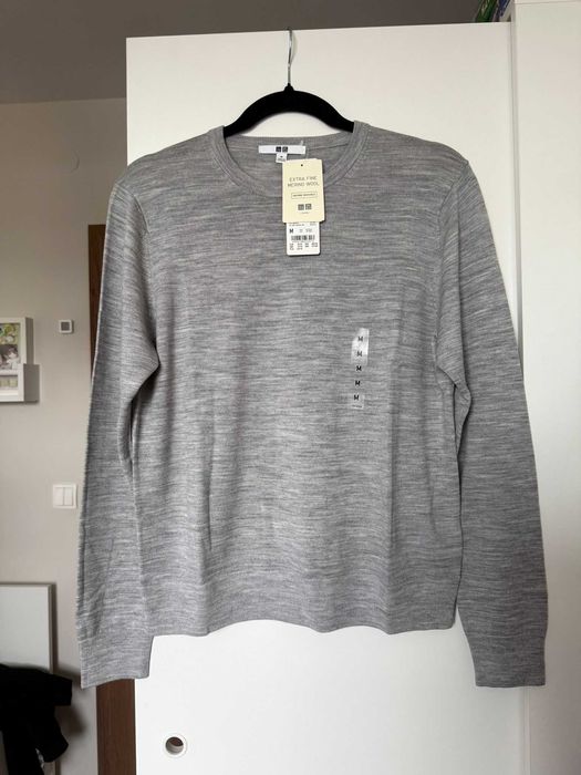 100% merino - sweter Uniqlo rozmiar M