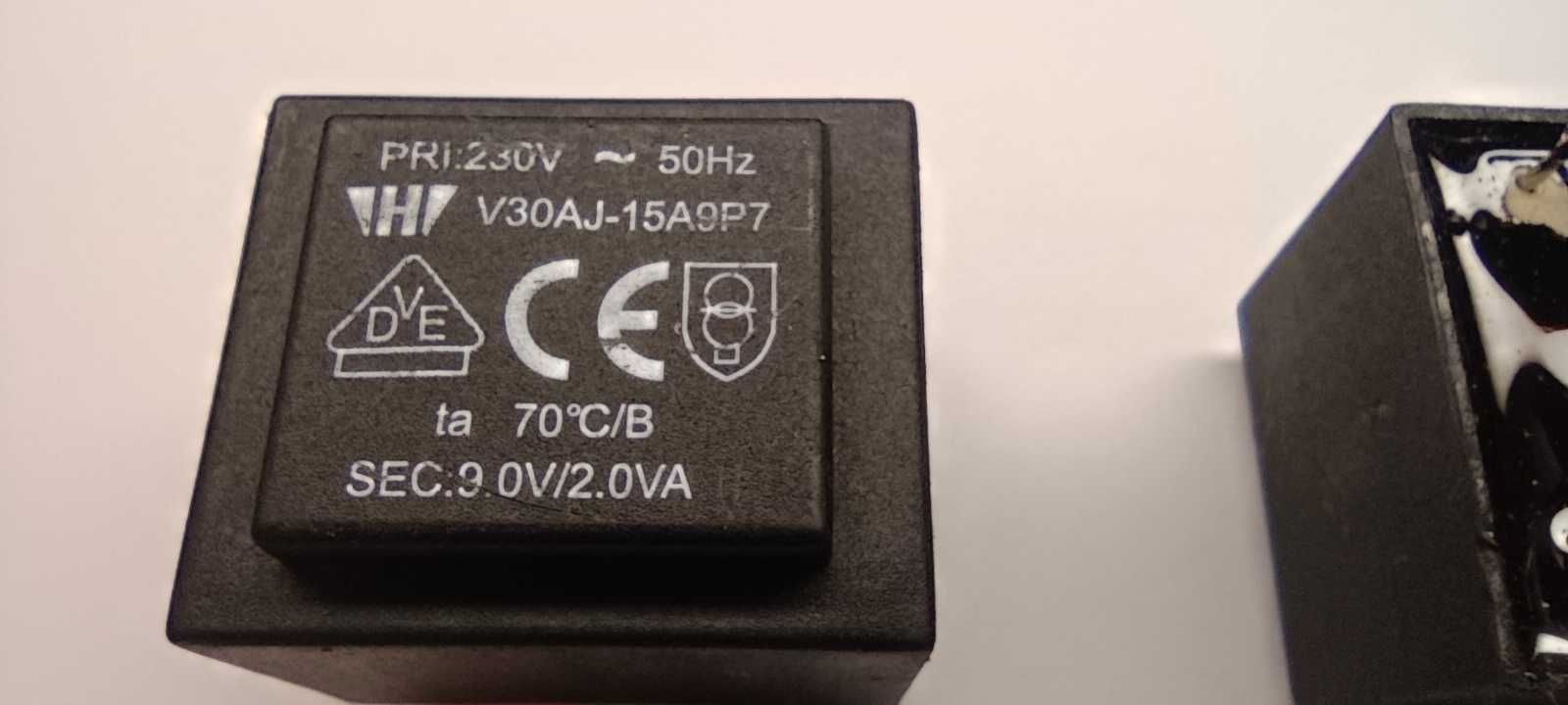 трансформатор 220v/9v  2va