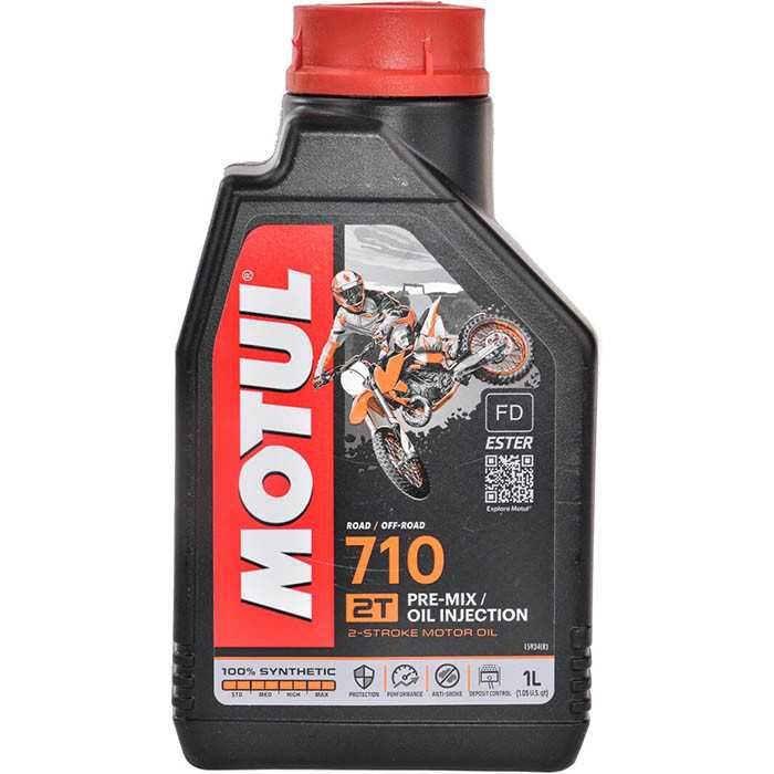 Масло моторне Motul 710 Pre-Mix/Oil Injection Ester 2T 1л