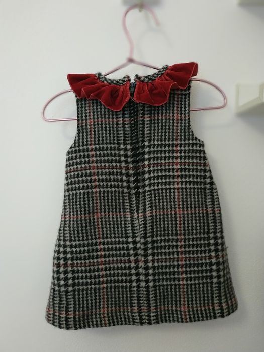 Vestido de Natal para bebé 12 meses