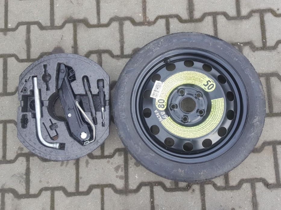 SEAT ALTEA LEON II A3 8P KOŁO DOJAZDOWE 16 5X112 LEWAREK