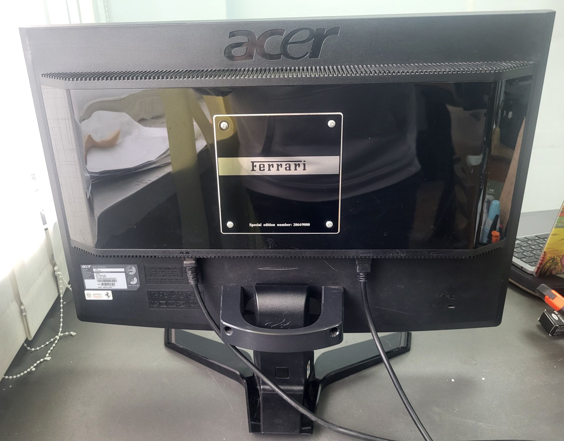 Монитор Acer ferrari f 22 дюйми 75 Гц