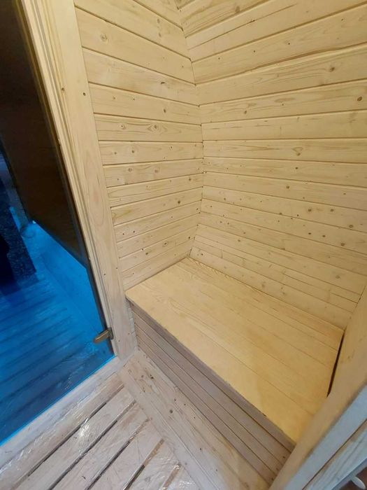 Sauna ogrodowa BECZKA mini 180 cm do montażu