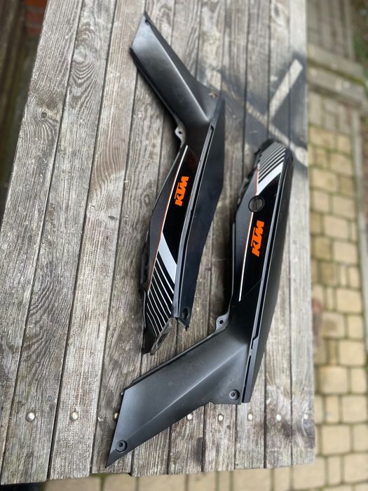 ktm 125 390 komplet plastiki zadupka 11-17