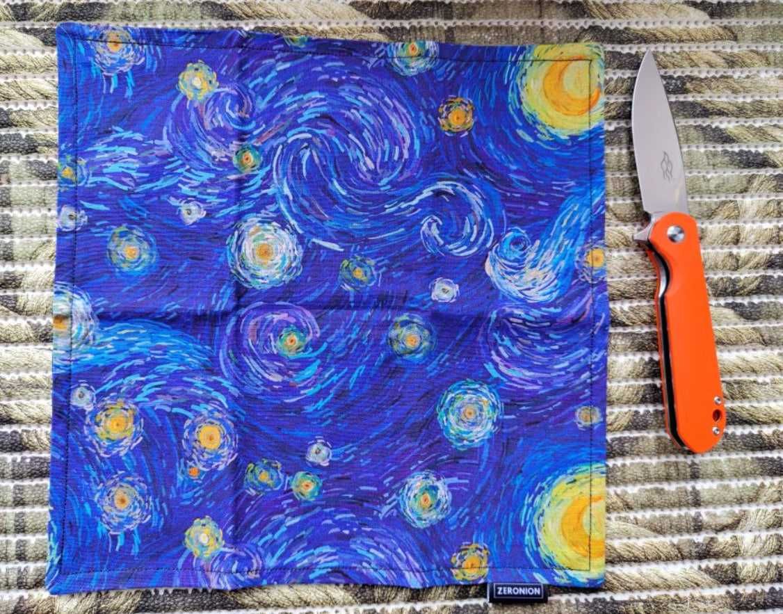 Мужской ЕДЦ ханк-платок в стиле Винсента ван Гога "Звездная ночь"