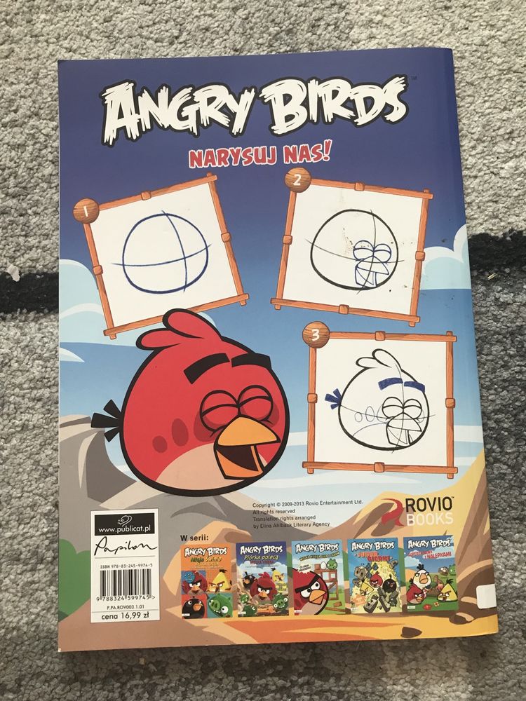 Poradnik Angry Birds. Narysuj nas ! Jak rysować