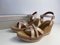 Buty damskie sandały na platformie Tamaris r.39 skóra naturalna