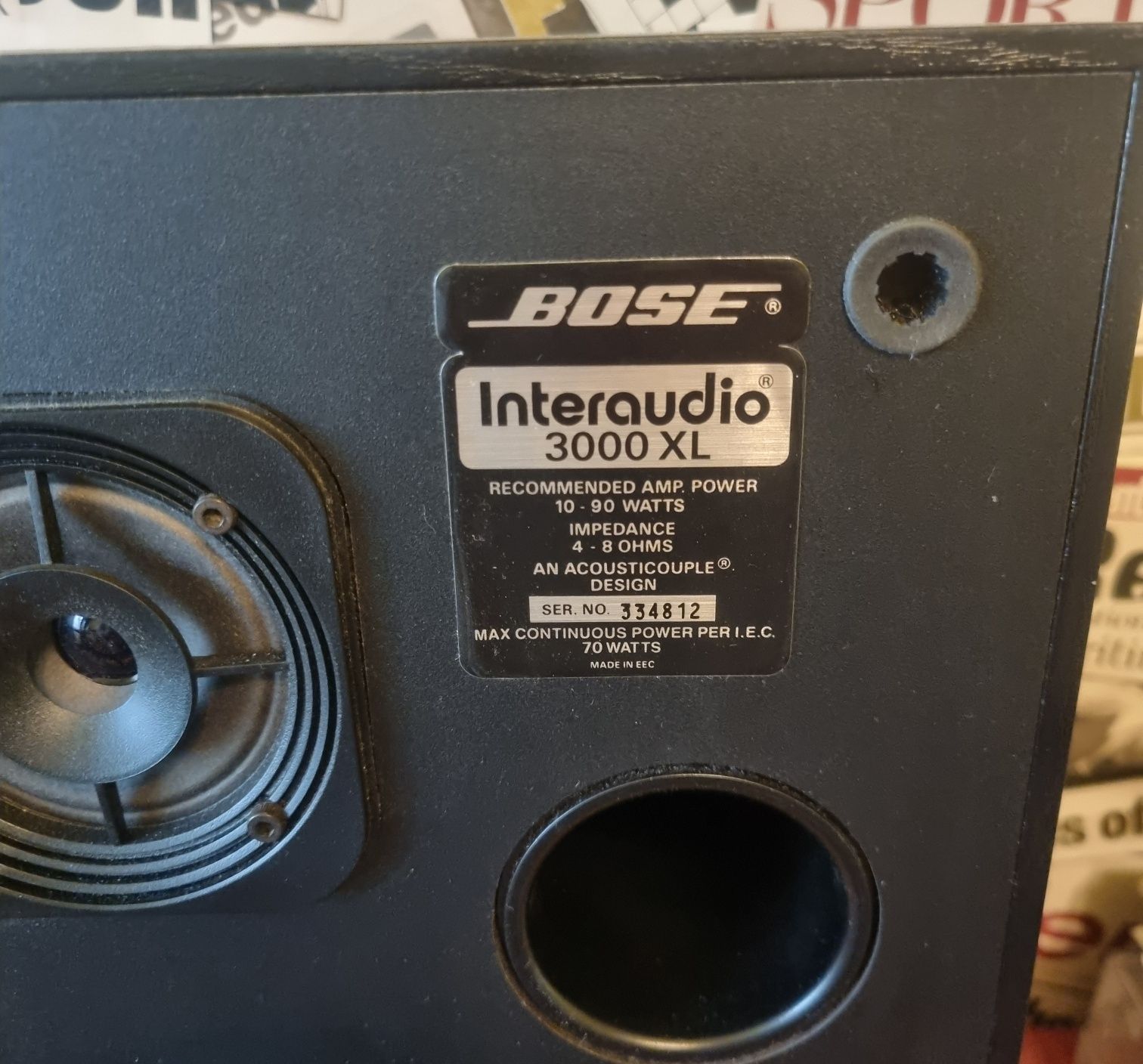 Kolumny Bose interaudio 3000 xl