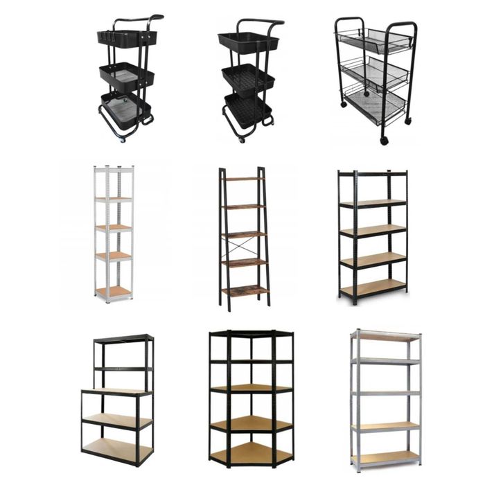 Стелаж металевий полиця етажерка, стеллаж металлический полка этажерка