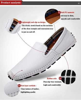 Літні чоловічі туфлі (лофери / сліпери) 43 р.