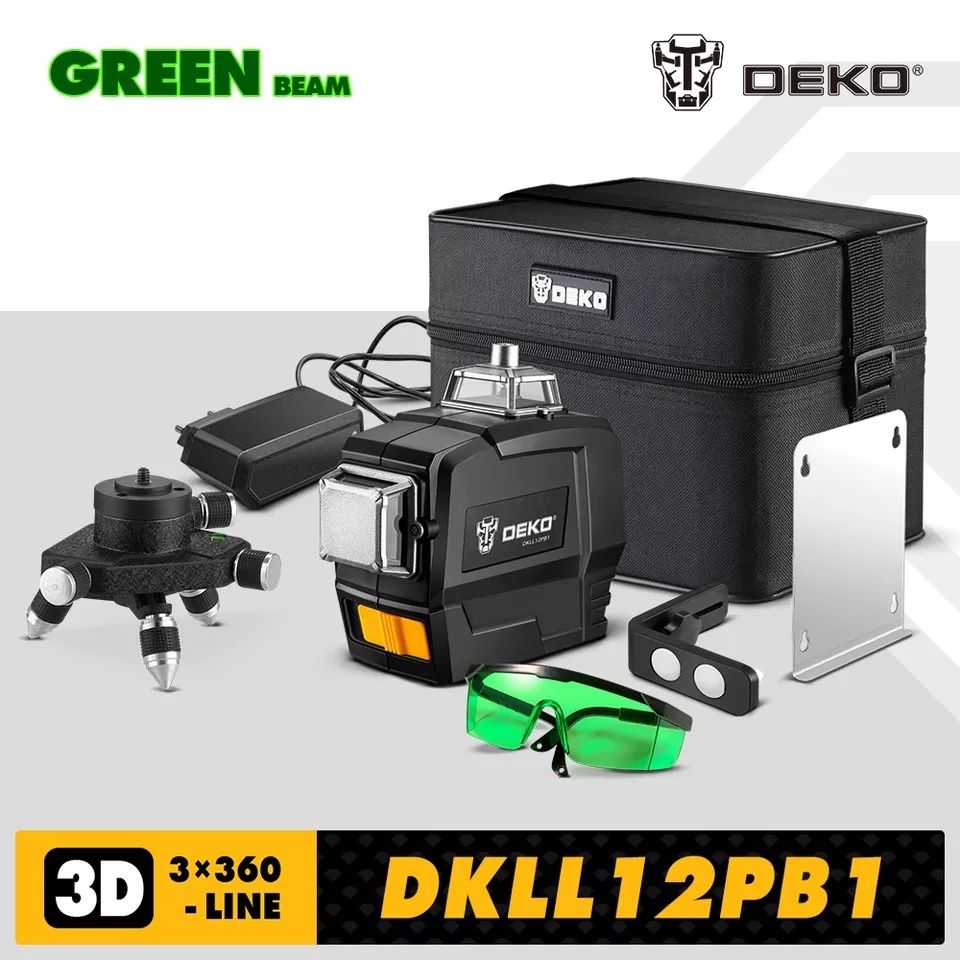 Nível a laser Deko 12 linhas 3D