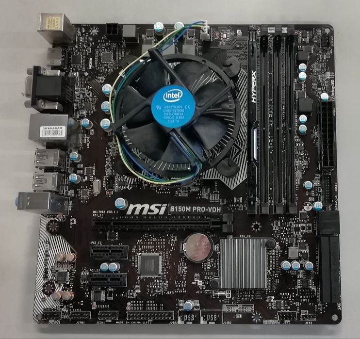 Motherboard LGA 1151 + i3 + 8GB DDR4