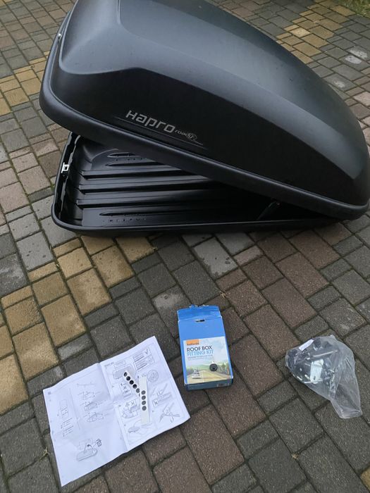 Багажник на крышу Hapro Roady 350, антрацитово-черный, № 33191 Англия