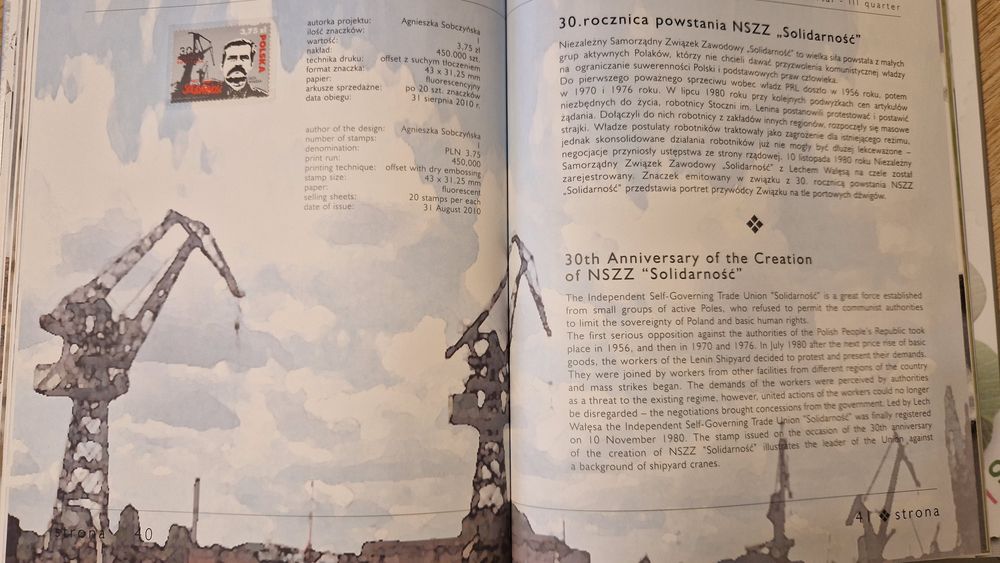 Księga znaczków 2010.