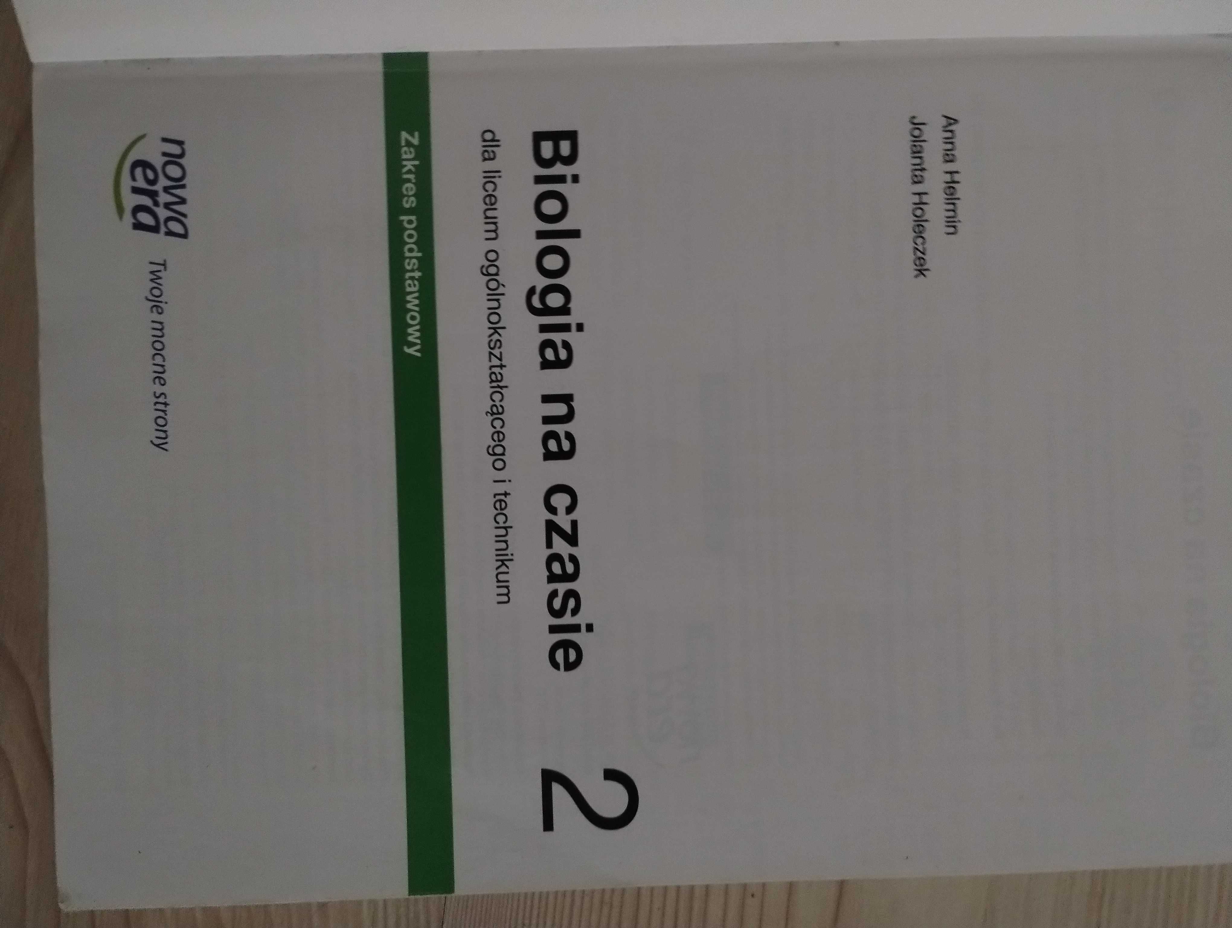 Biologia na czasie. Klasa 2 zakres podstawowy