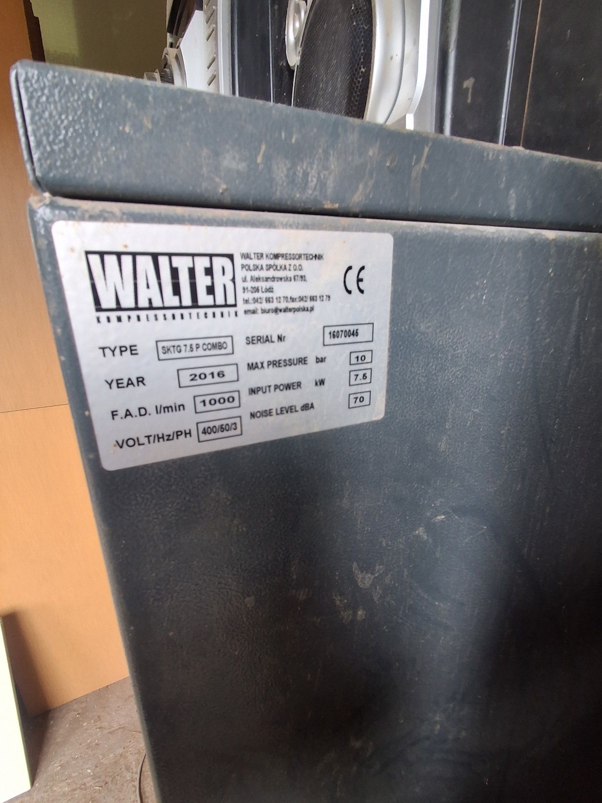 Kompresator śrubowy walter