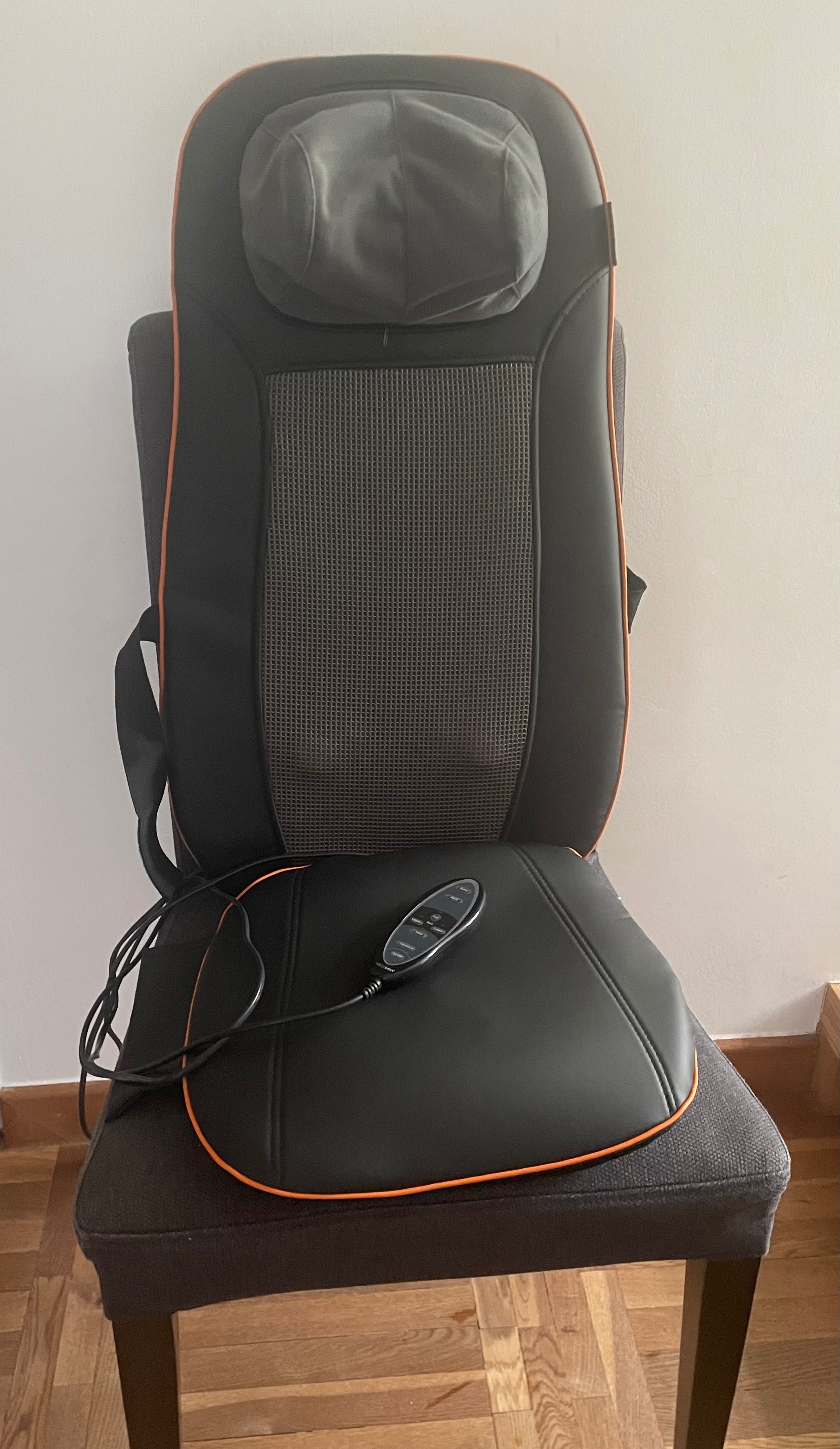Medisana MCN Shiatsu mata masująca masażer do pleców na Fotel