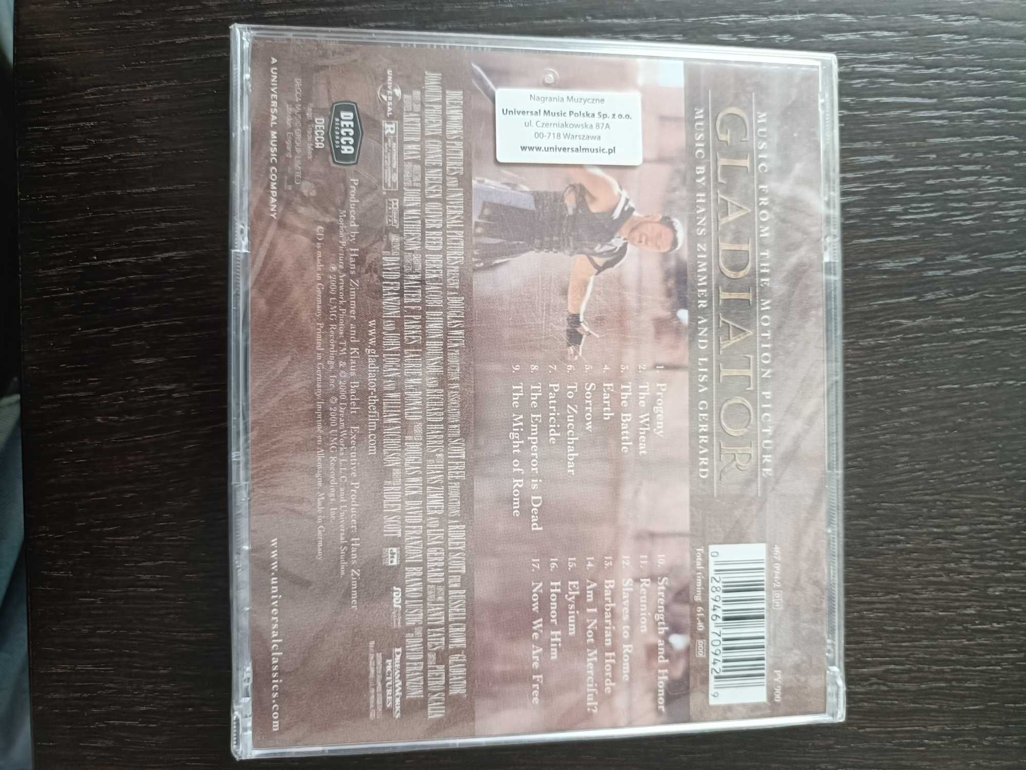 Gladiator music grom the motion picture cd