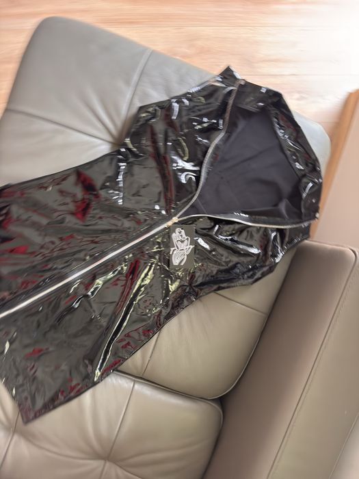 Seksowna sukienka lateksowa rozpinana latex