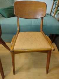krzesła krzesło gfm prl typu bumerang do renowacji 5szt