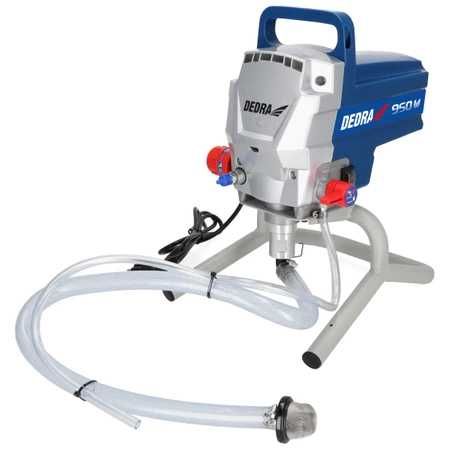 Wynajem/usługa Agregat malarski DEDRA 950W 2,1 l/min wąż 15m, pist.517