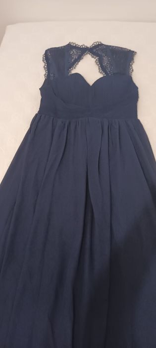 Vestido de cerimónia azul marinho Novo