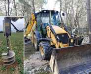 Usługi Koparko-Ładowarką JCB 3CX, Minikoparka JCB, CAT Wolne terminy